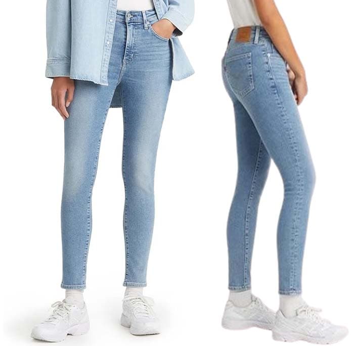 Levi's 721 High Rise Skinny Calças de ganga para mulher