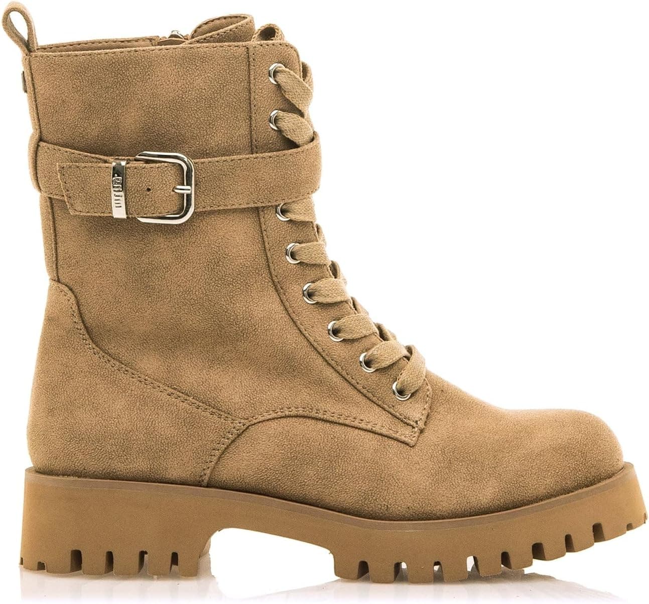 MTNG Botas rasas para mulher, botas rasas, Lenox 59469, para mulher, botas rasas, casual, fecho com fecho de correr