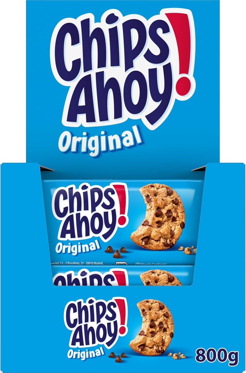 Chips Ahoy! | Bolachas com pepitas de chocolate em 20 saquetas de 40 g