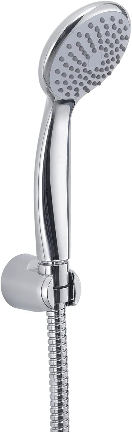 Gedy G-Easy 05 | Duche de mão universal com chuveiro fixo e mangueira flexível de 150 cm, filtro anti-areia incluído
