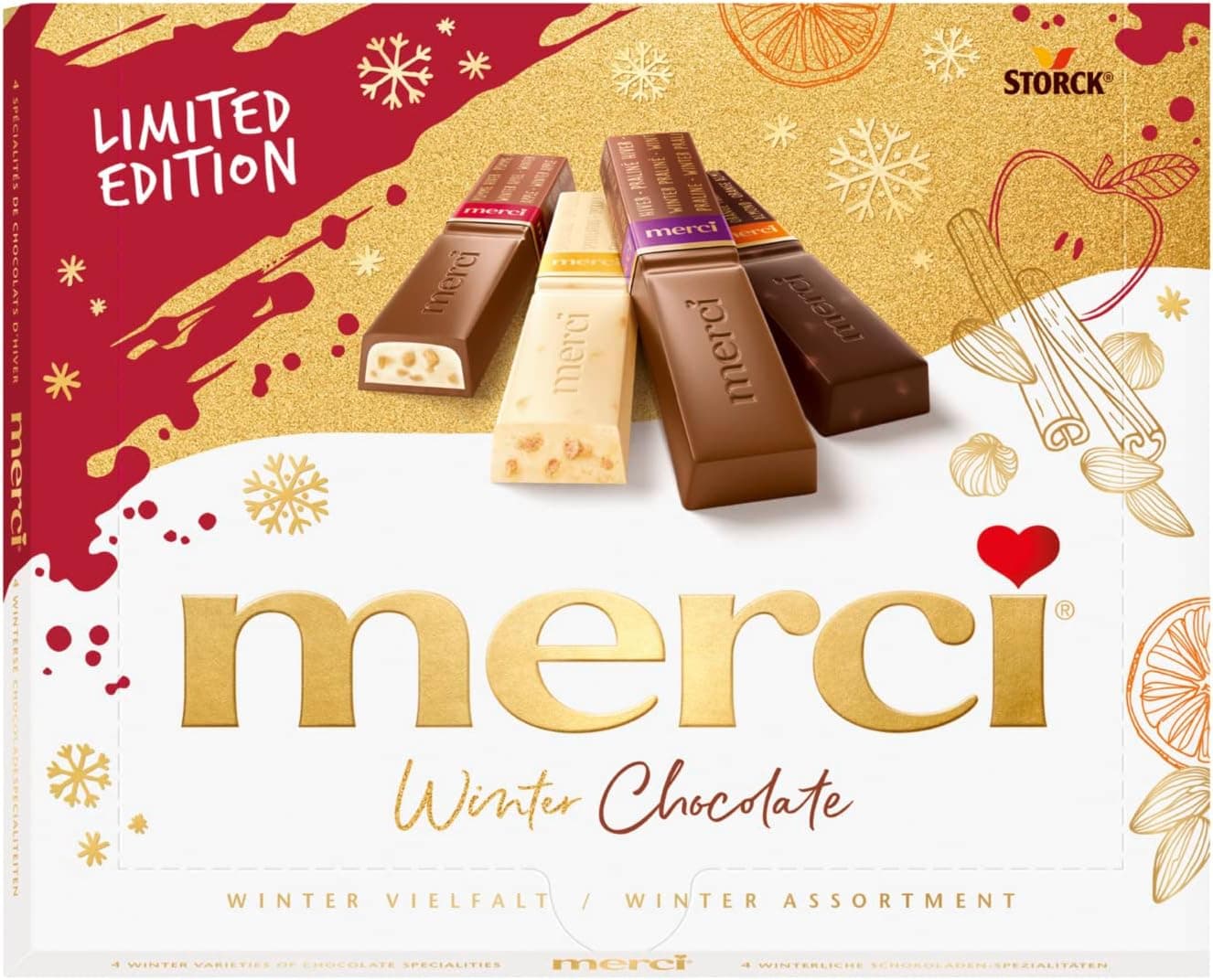 merci Edição limitada Winter Chocolate, 250g