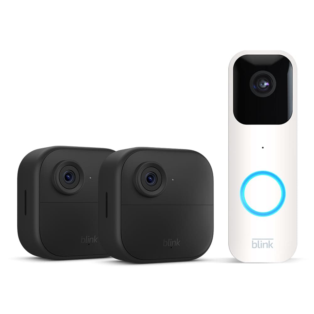 Blink Outdoor 4 | Sistema de 2 câmaras exteriores com Sync Module Core e vídeoporteiro sem fios