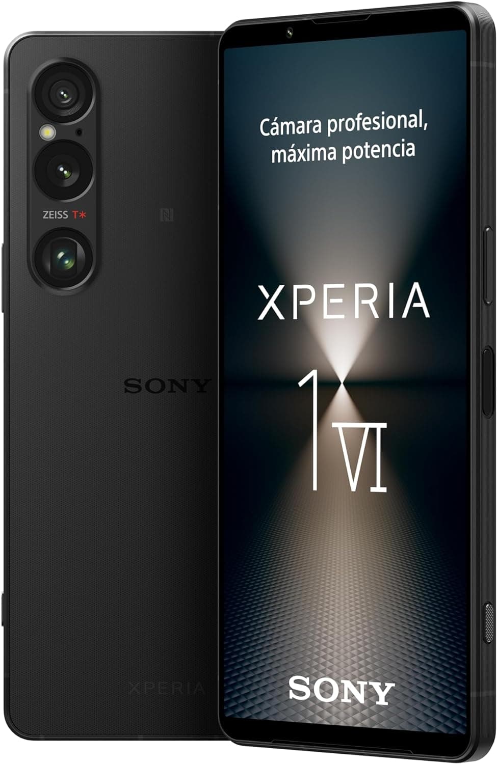Sony Xperia 1 Vi 6,5" 19,5:9 FHD+ HDR OLED, 120Hz Refresh Rate, lente tripla, 3,5 mm áudio jack, Android 14, SIM livre, 12 GB RAM, 256 GB de armazenamento, proteção IP65/68, dual SIM Hybrid, N Preto