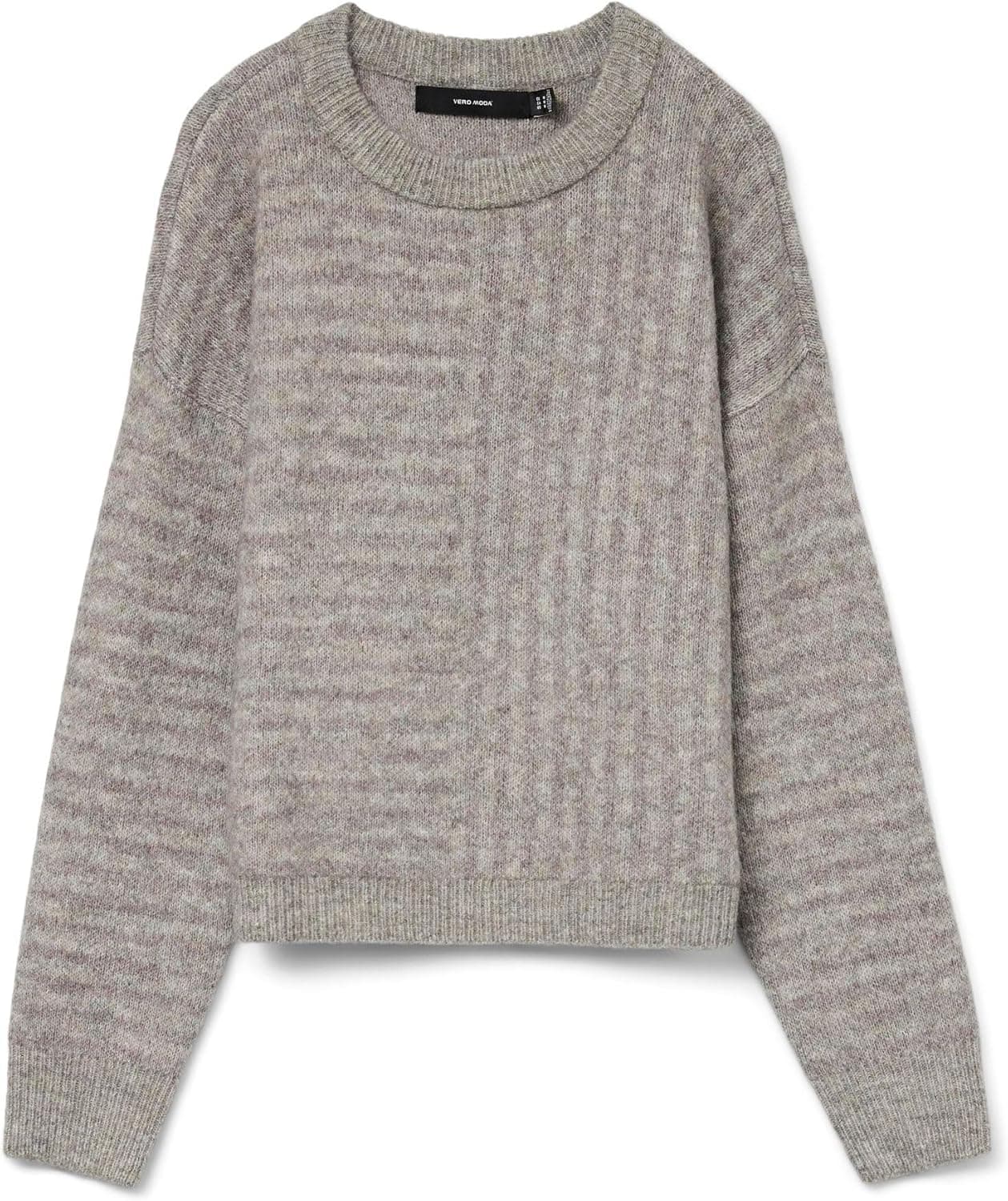 VERO MODA Vmuranus LS Oneck Cropped Jersey Ga BF malha para mulher