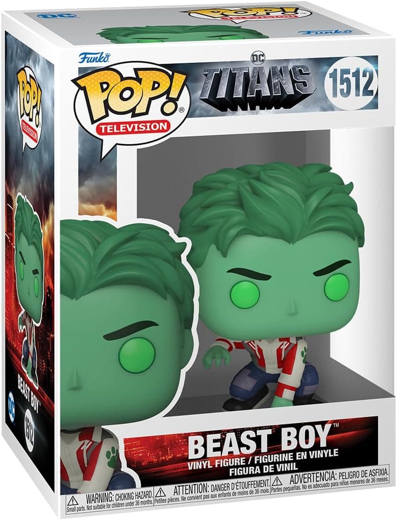 Funko Pop! TV: Titans - Beast Boy - DC Titans - Figura de vinil colecionável - ideia de presente - Mercadoria oficial 