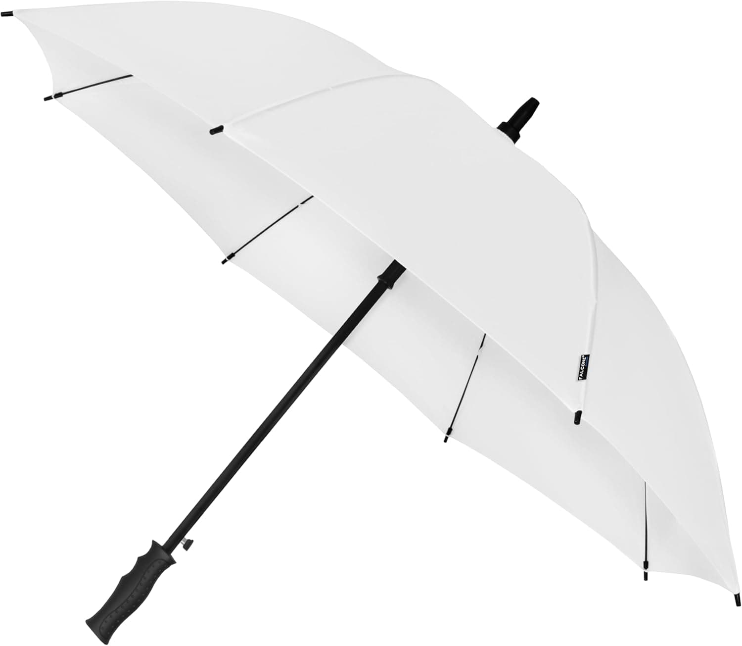 Falcone | Guarda-chuva compacto à prova de vento automático 102 cm branco