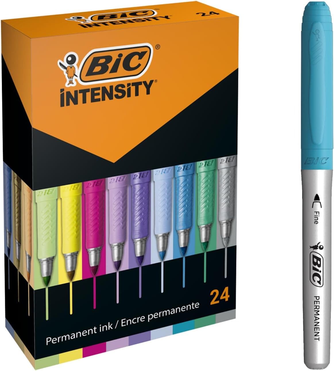 BIC Marking Marcadores permanentes, 24 unidades