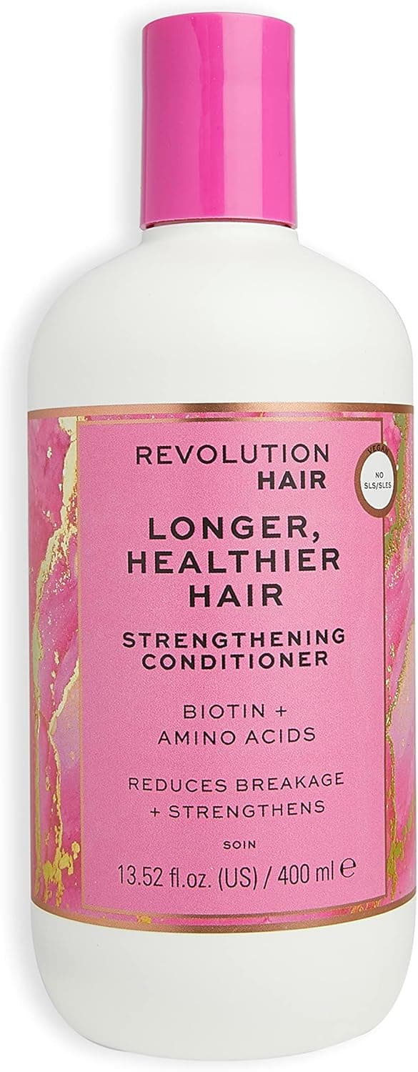 Revolution Beauty Londres Condicionador, hidrata e fortalece o cabelo seco, reduz a rutura, vegano e sem crueldade, 400 ml