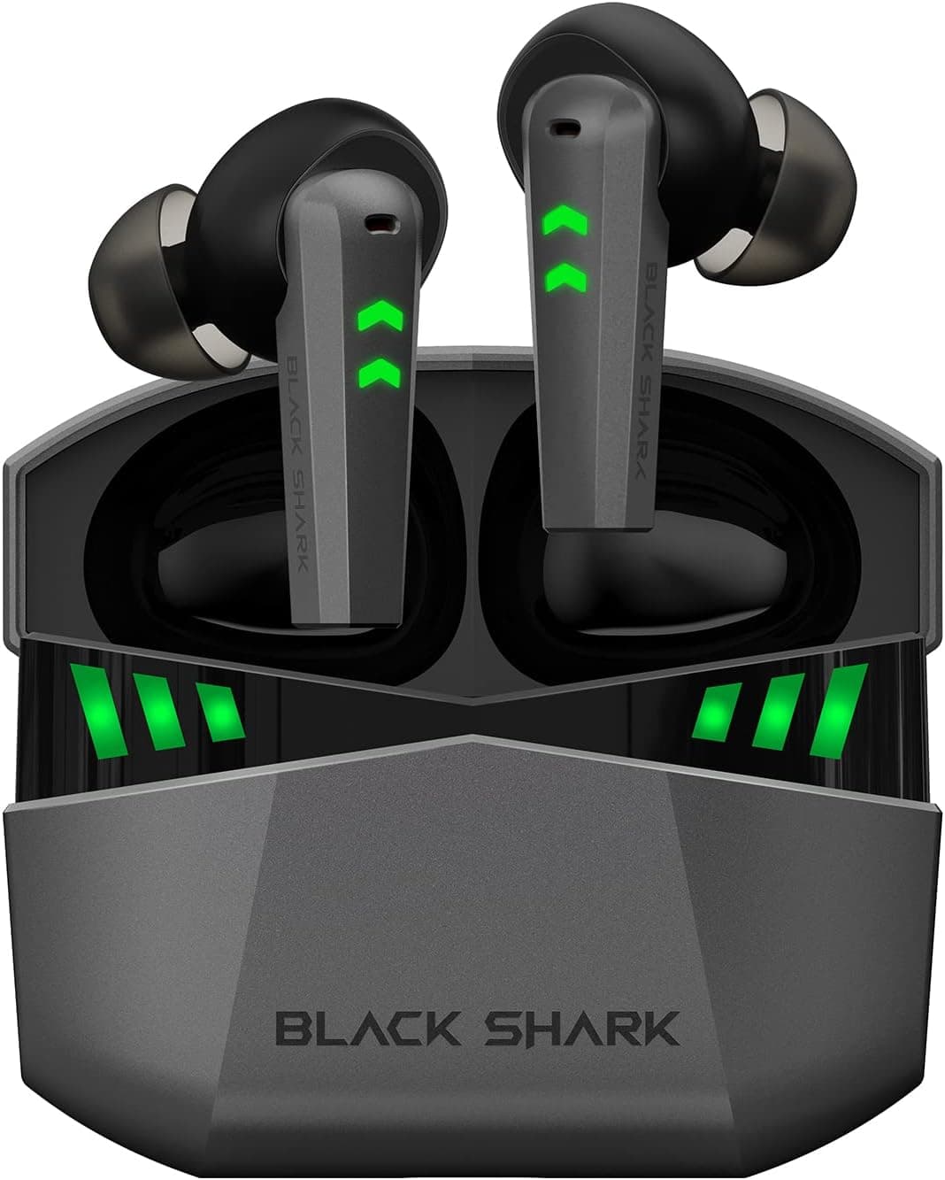 Black Shark Auriculares sem fios com latência ultra baixa de 35 ms, auriculares Bluetooth com som premium, Bluetooth 5.2, 4 microfones hiperclaros, resistente à água IPX5, 20 horas de reprodução