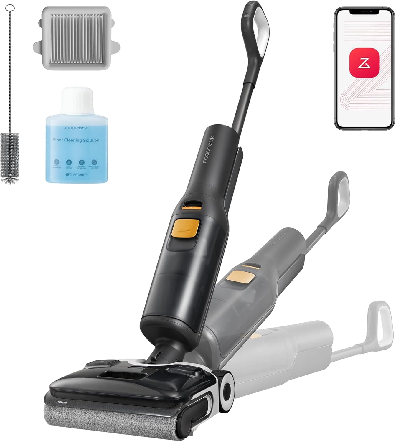 Roborock F25 XT | Aspirador sem fios 2 em 1 para molhado e seco com autolimpeza e secagem rápida
