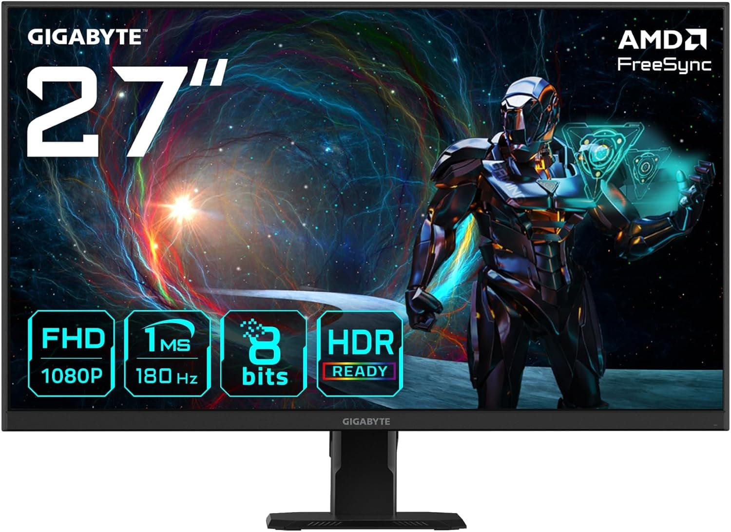 Gigabyte GS27FA | Monitor gaming 27 polegadas FHD 180Hz 1ms com FreeSync e HDR