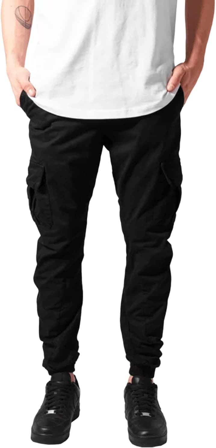 Urban Classics Washed Cargo Twill Jogging calças para homem