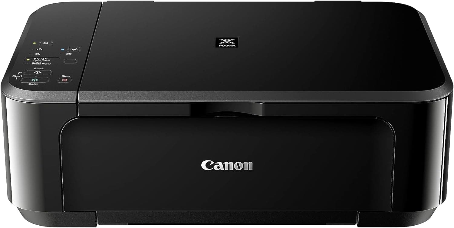 Canon Pixma MG3650S Impressora multifunções 3 em 1, sistema de jato de tinta, impressão, digitalização e cópia, Wi-fi, impressão frente e verso, cartucho fino, alimentação de papel frontal, preto