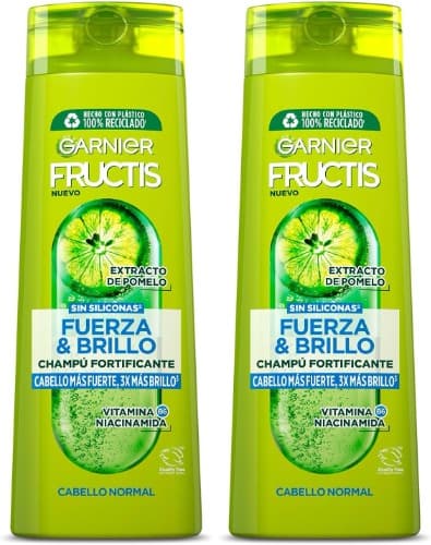 Garnier Fructis Strength & Shine | Champô fortificante para brilho do cabelo, 380 ml