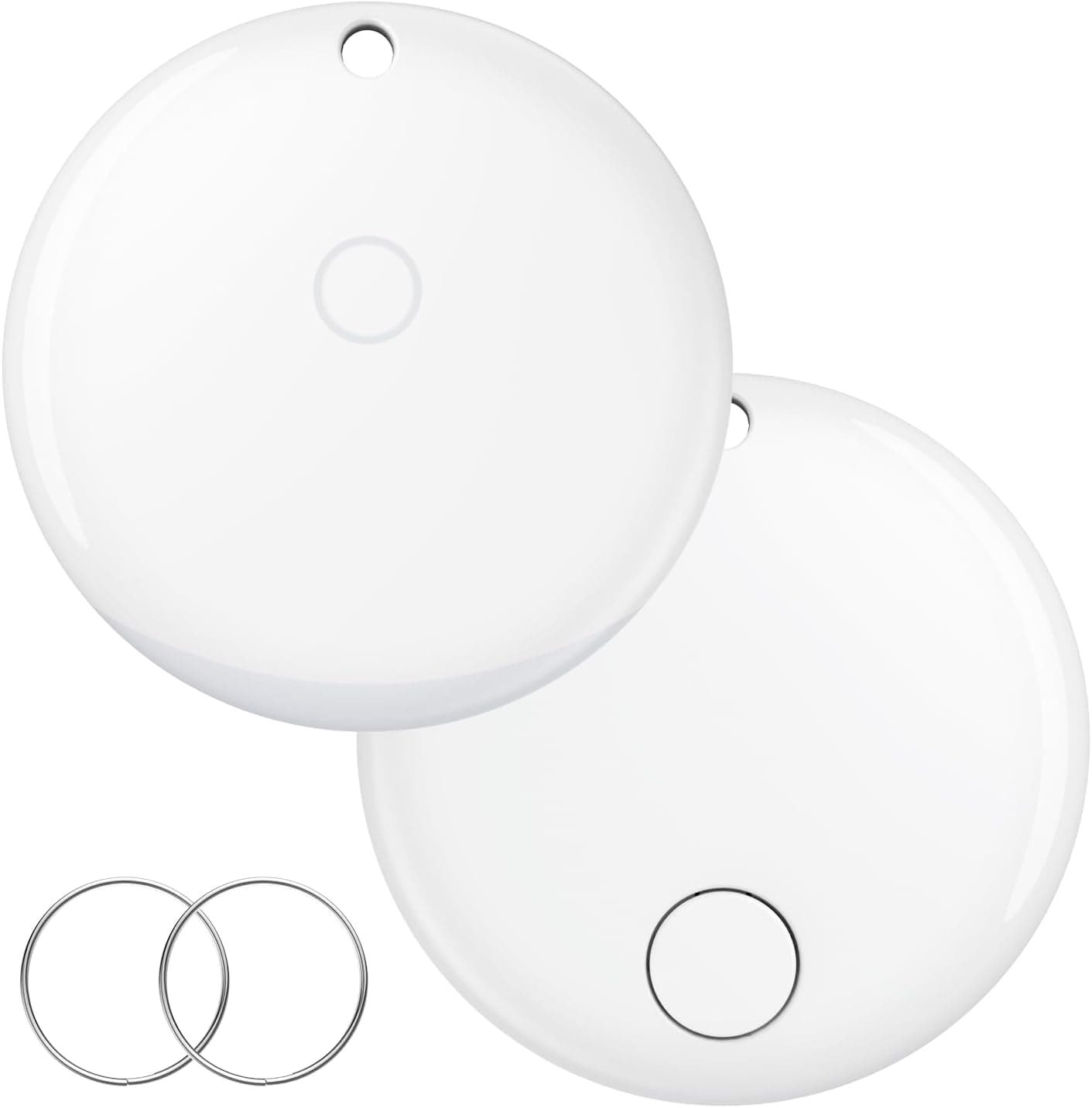 iVANKY FusionFinder Tag Air Tracker Localizador de objetos para Apple Find My (somente iOS) Airtag Airtagg siga a sua chave, carteira, bagagem, mochila, localizador com bateria substituível, IP67, 2