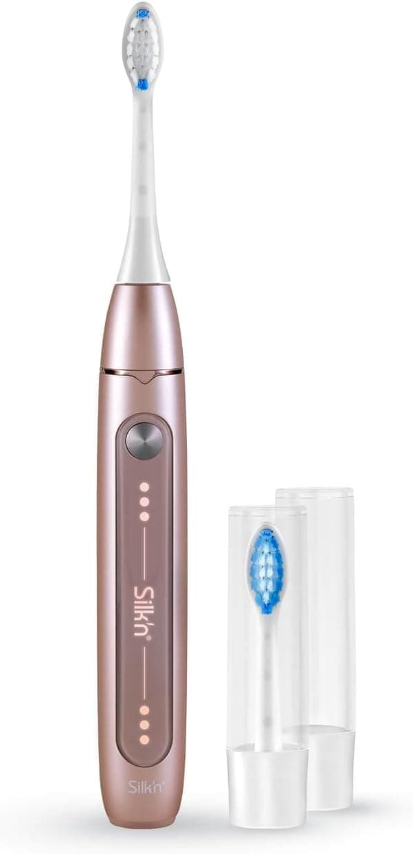 Silk'n - Escova de dentes sónica SonicYou com bateria de 300 dias, ouro rosa