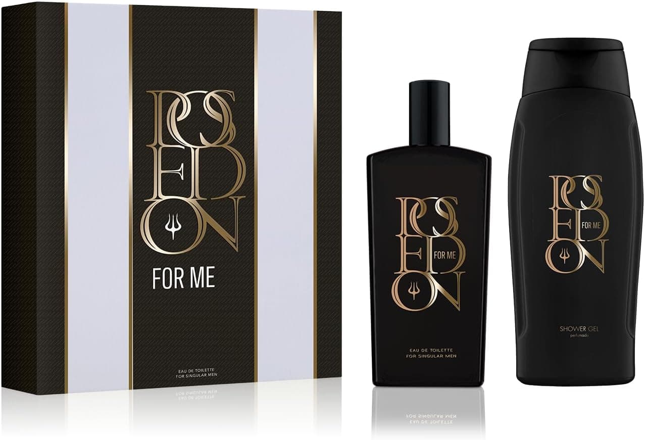Poseidon For Me, Conjunto de gel de banho e Eau de Toilette para homem