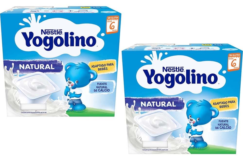 Yogolino natural a partir de 6 meses, 400 g x 2