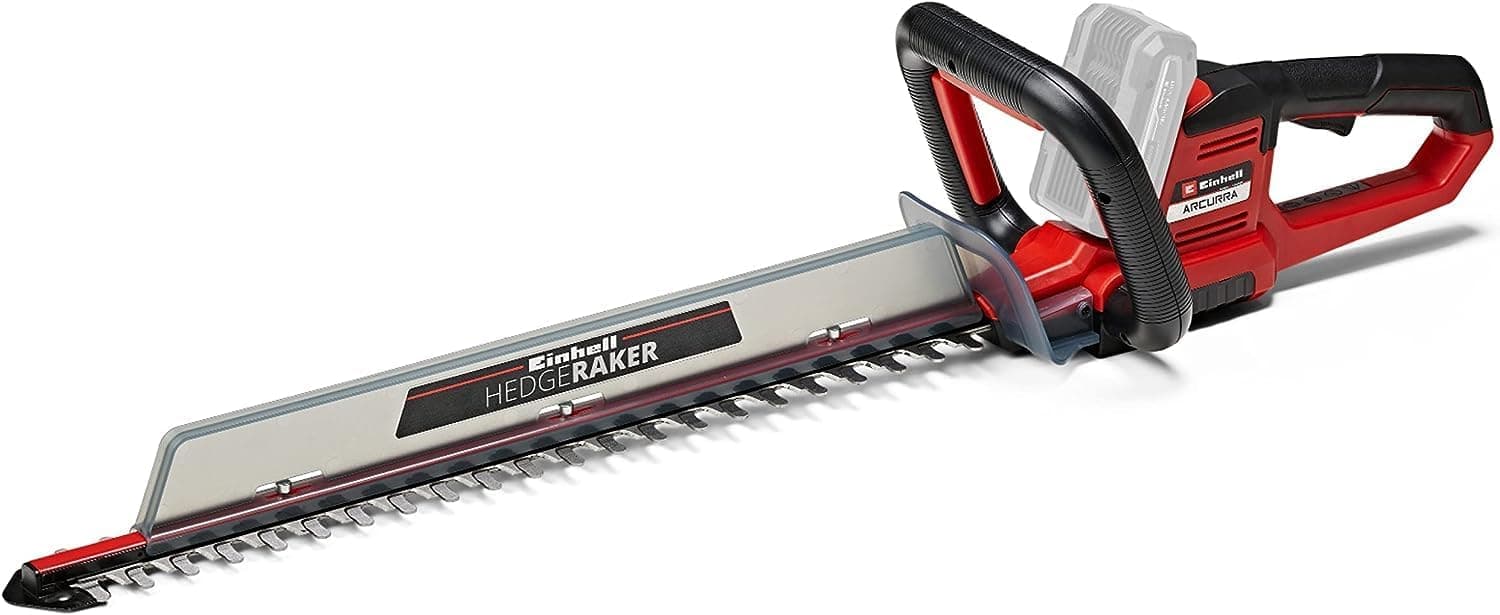 Einhell Arcurra 18/55 Power X-Change | Aparador de sebes sem bateria com lâmina de 55 cm e coletor de recortes