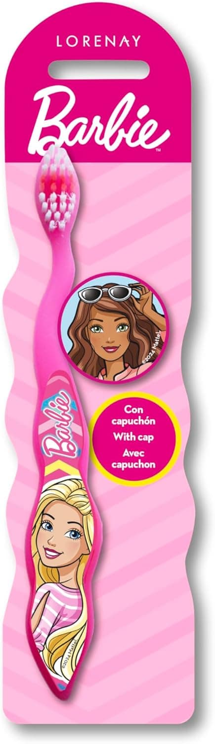 Barbie escova de dentes infantil manual