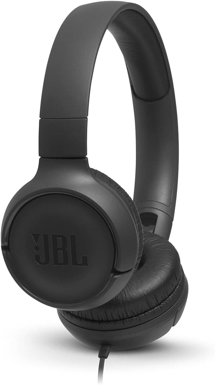 JBL Tune 500 Fita de cabeça binural com fios preto, auriculares (sem fios, banda, azul, circular, 20-2000 Hz, preto)