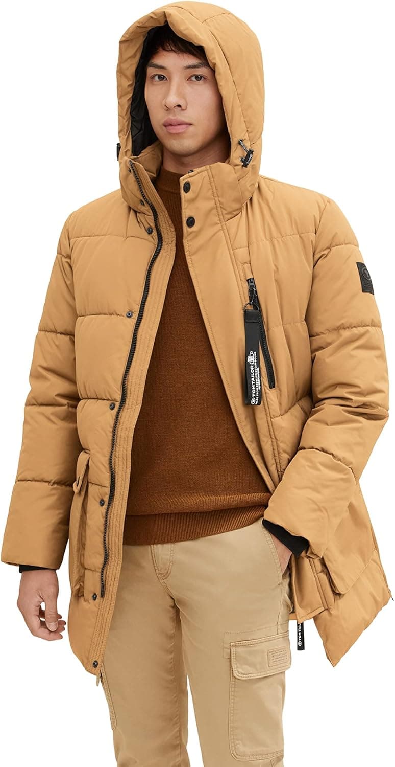 Tom Tailor Recycled Polyester Parka | Parka de poliéster reciclado para homem
