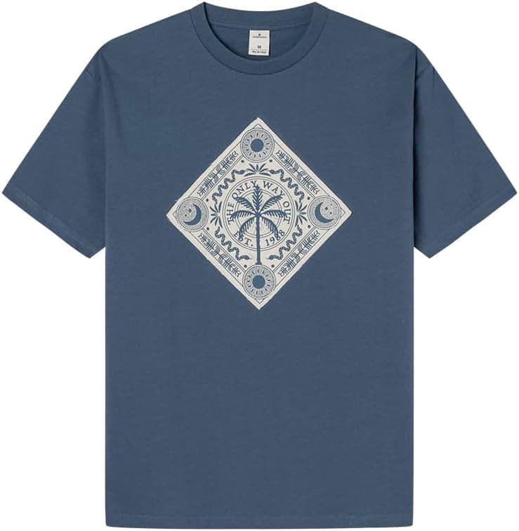 SPRINGFIELD T-shirt Reconsider estampada de palmeira para homem