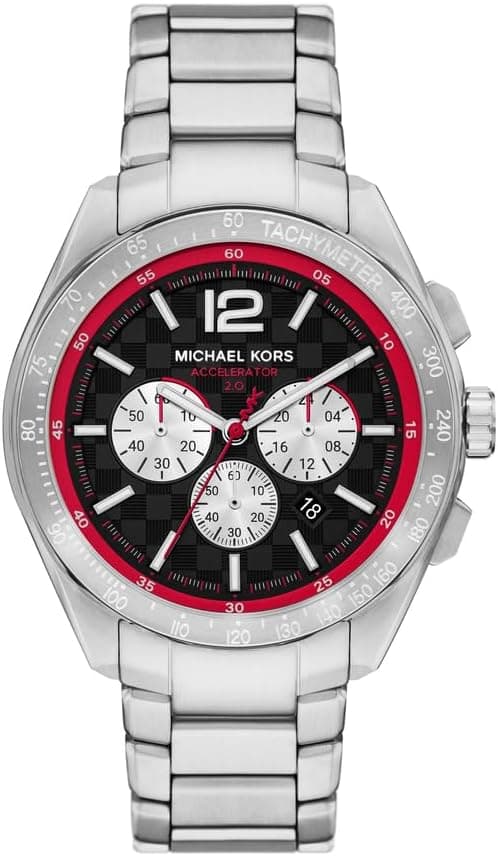 Michael Kors Relógio analógico para homem de quartzo com correia em aço inoxidável MK9176