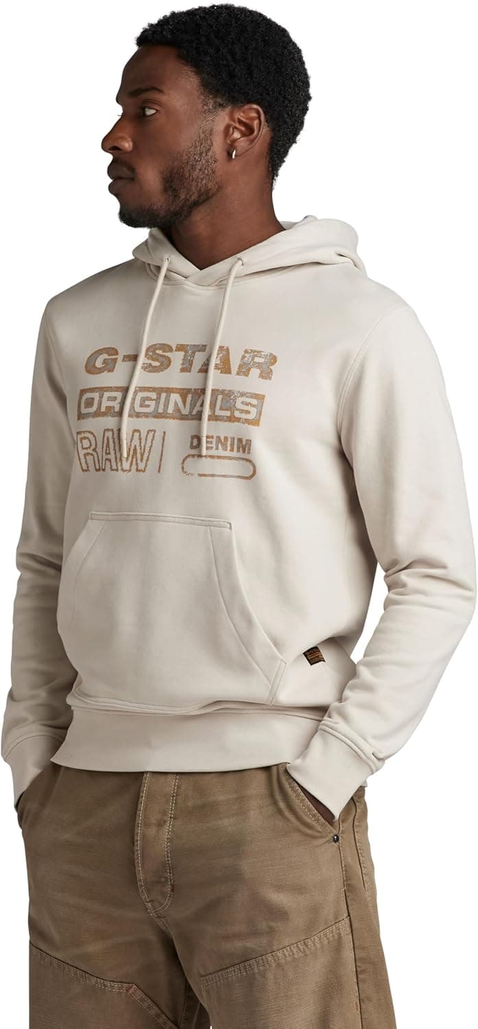 G-STAR Camisola Distressed Originals Hooded com capuz para homem