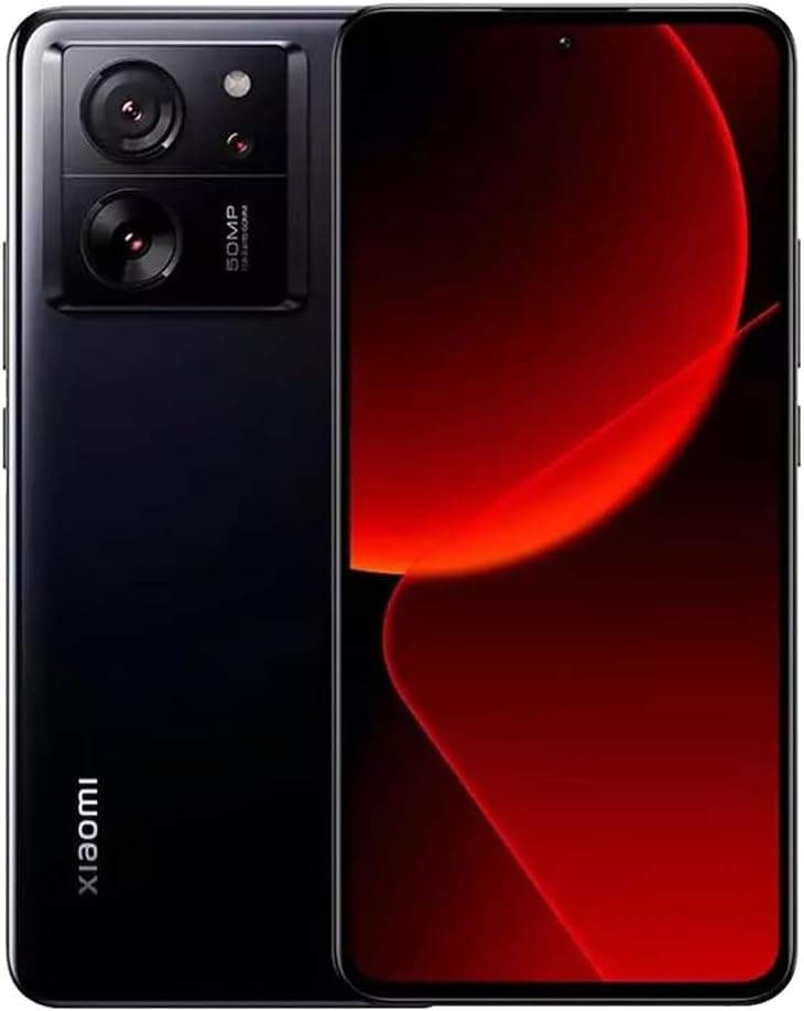 Xiaomi Telefone 13 t 5 g. Cor preta (Black), 256 GB de memória interna, 8 GB de RAM, Dual Sim. Ecrã AMOLED FHD+ de 6,67". Câmara principal Leica de 50 MP. Smartphone livre. Versão Global.