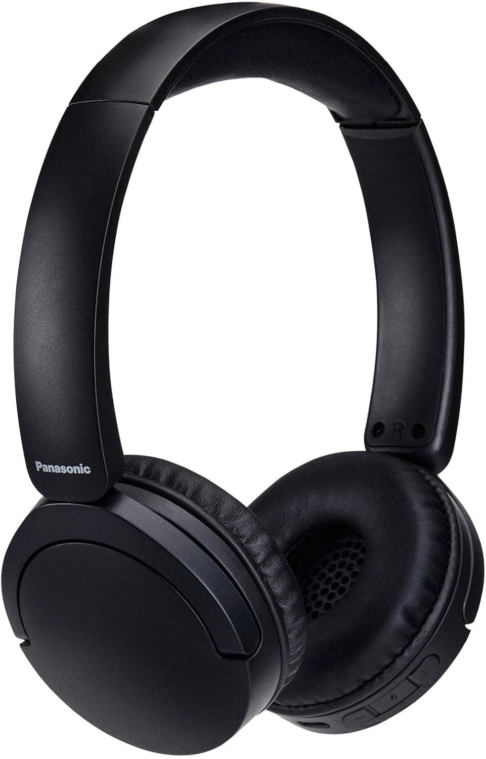 Panasonic RB-HF630BE-K Street Auriculares sem fios, murais, microfone integrado, Bluetooth 5.3, multiponto, design giratório, até 72 horas de reprodução, USB-C, preto