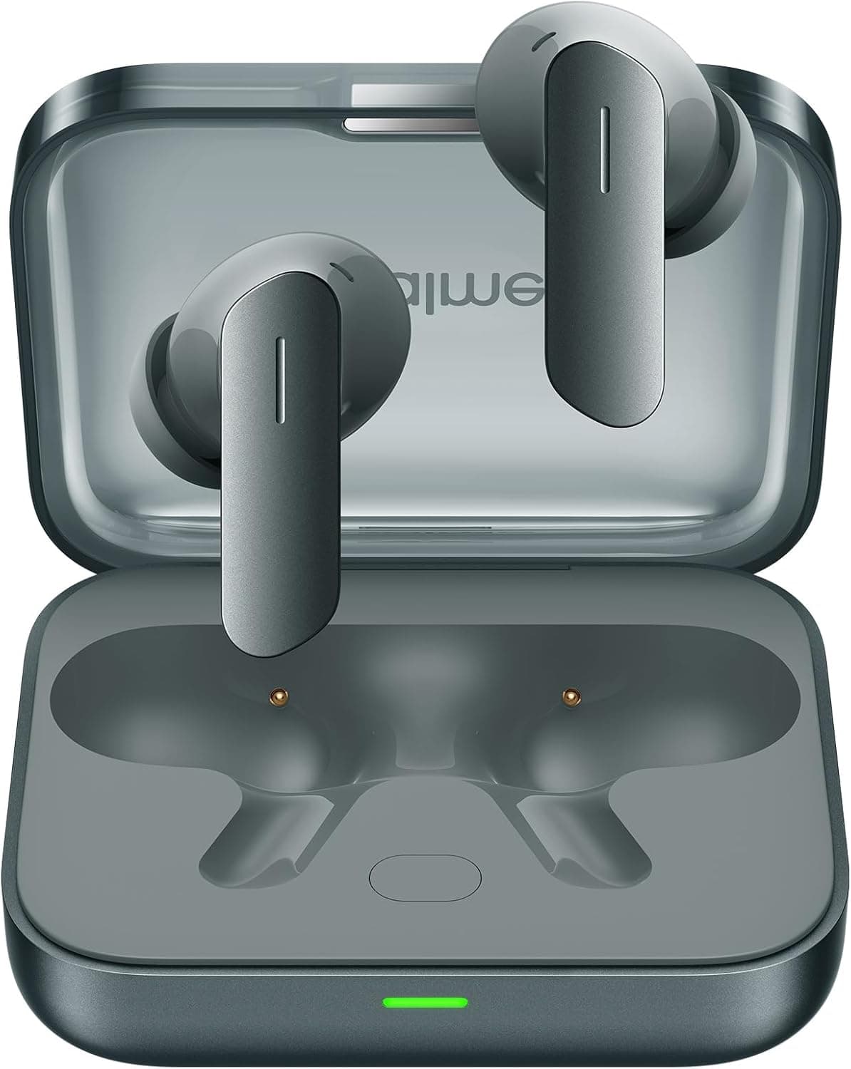 realme Buds Air 7 Auriculares True sem fios, Driver Bass Mega titanizado de 12,4 mm, ANC inteligente de 52 dB, áudio Hi-Res e LHDC 5.0, autonomia até 52 horas, som espacial de 360°, verde