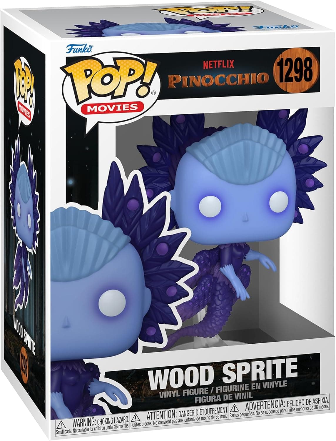 Funko Pop! Filmes: Pinóquio - Wood Spirit - pinóquio - figura de vinil colecionável 