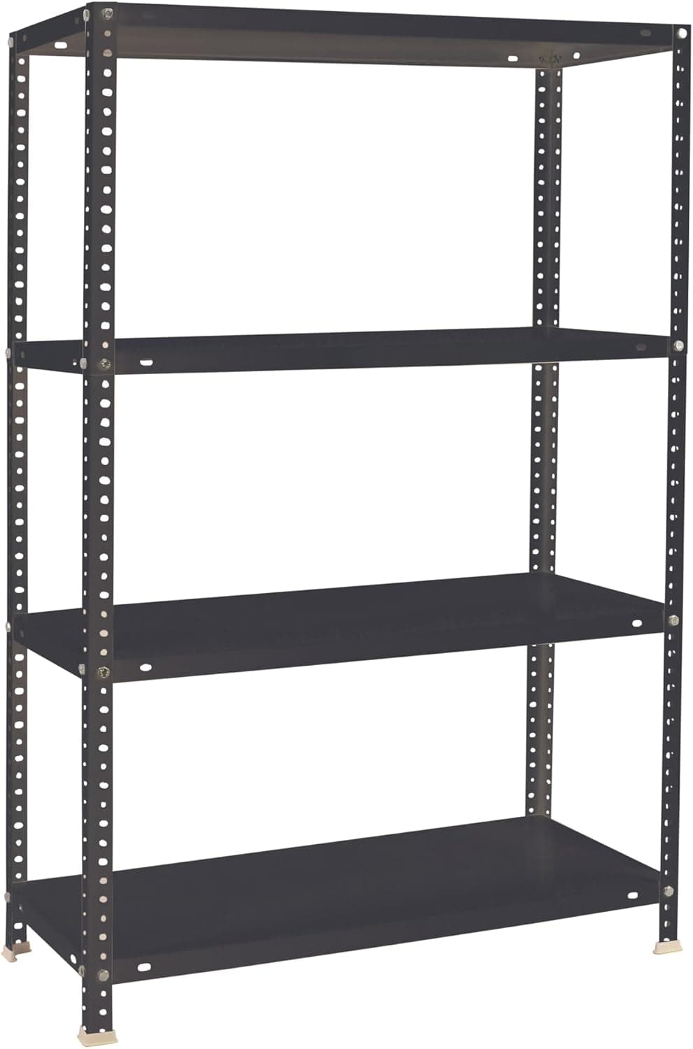 Simon Rack Prateleiras metálicas 1500 x 900 x 300 mm, 4 saias metálicas, 100 kg de malha flexão, prateleiras de armazenamento, antracite, conforto