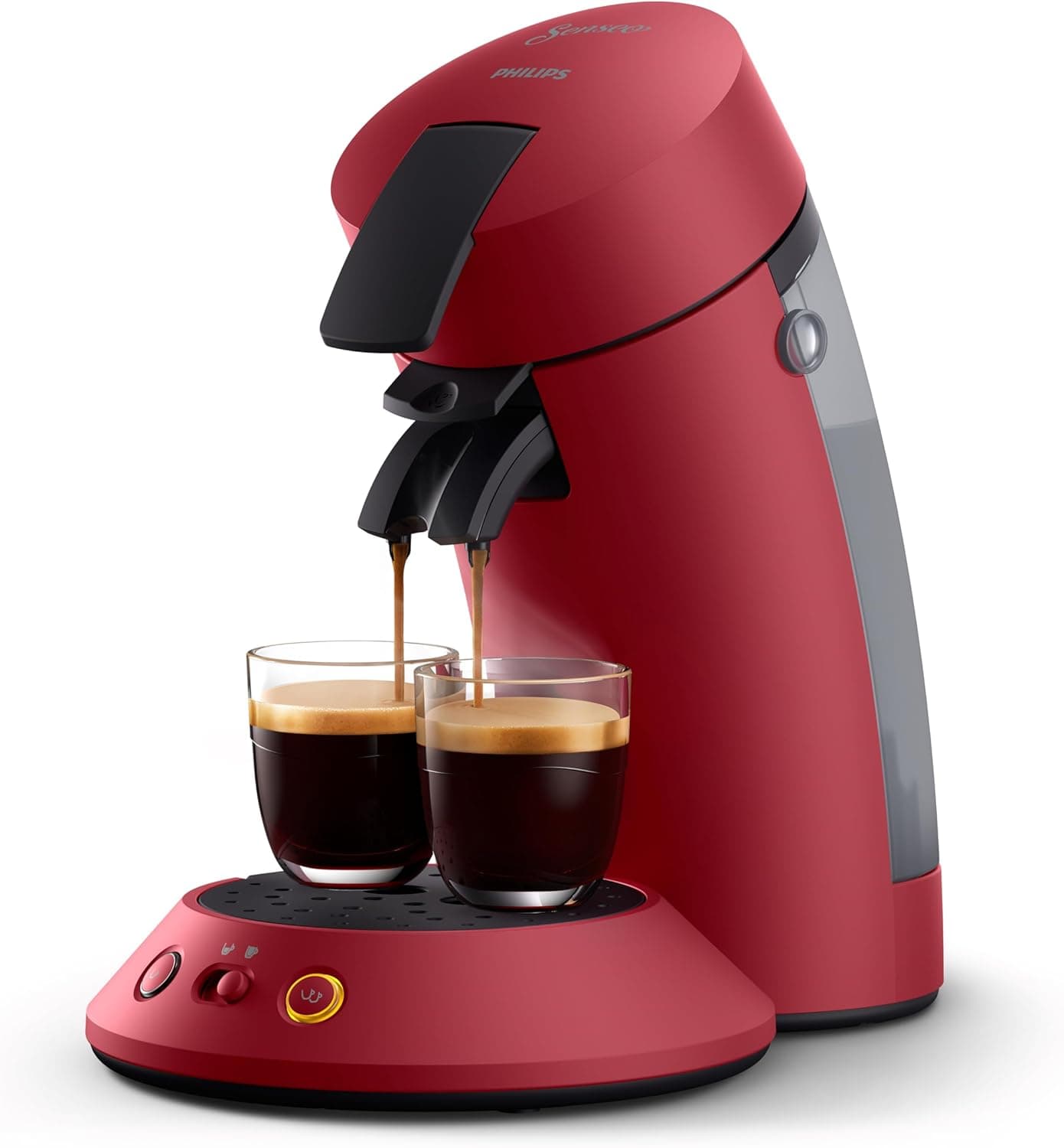 Philips SENSEO Original Plus | Máquina de café de dose única com seleção de intensidade e preparo de 1 ou 2 chávenas
