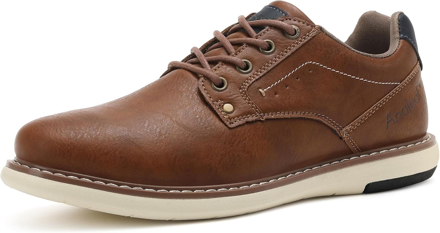 ANALEAF | Sapatos oxford formais com atacadores para homem
