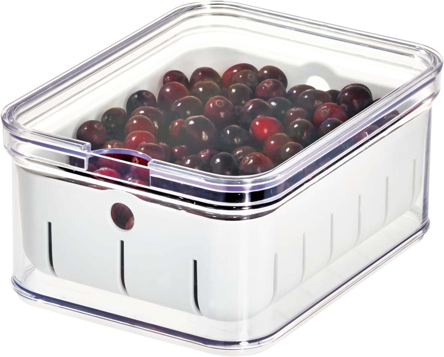 iDesign Caixa organizadora para frigorífico, 21.1 cm x 16.1 cm x 9.9 cm