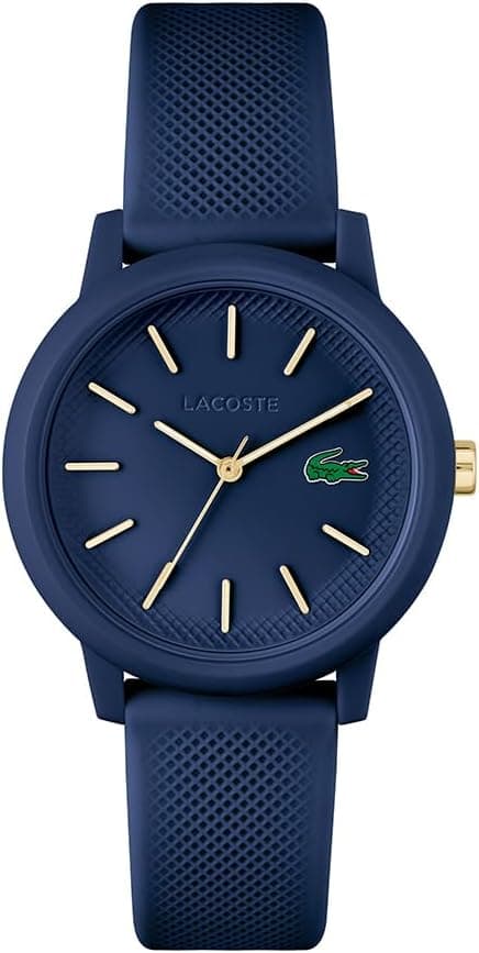 Lacoste Relógio analógico para homem de quartzo com correia em silicone