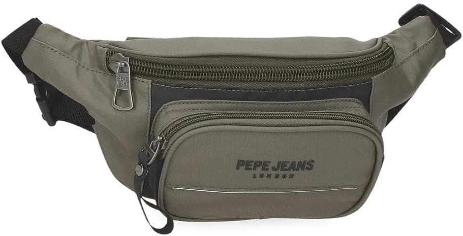 Pepe Jeans Dortmund, Neceser, tiracolo, organizar, vários compartimentos. De Joumma Bags, verde, Bolsa de cintura