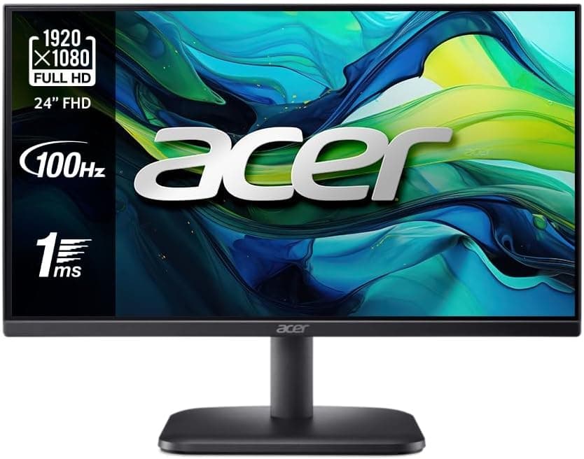 Acer EK241Y G | Monitor 23,8 polegadas IPS Full HD com 120 Hz HDMI e AdaptiveSync