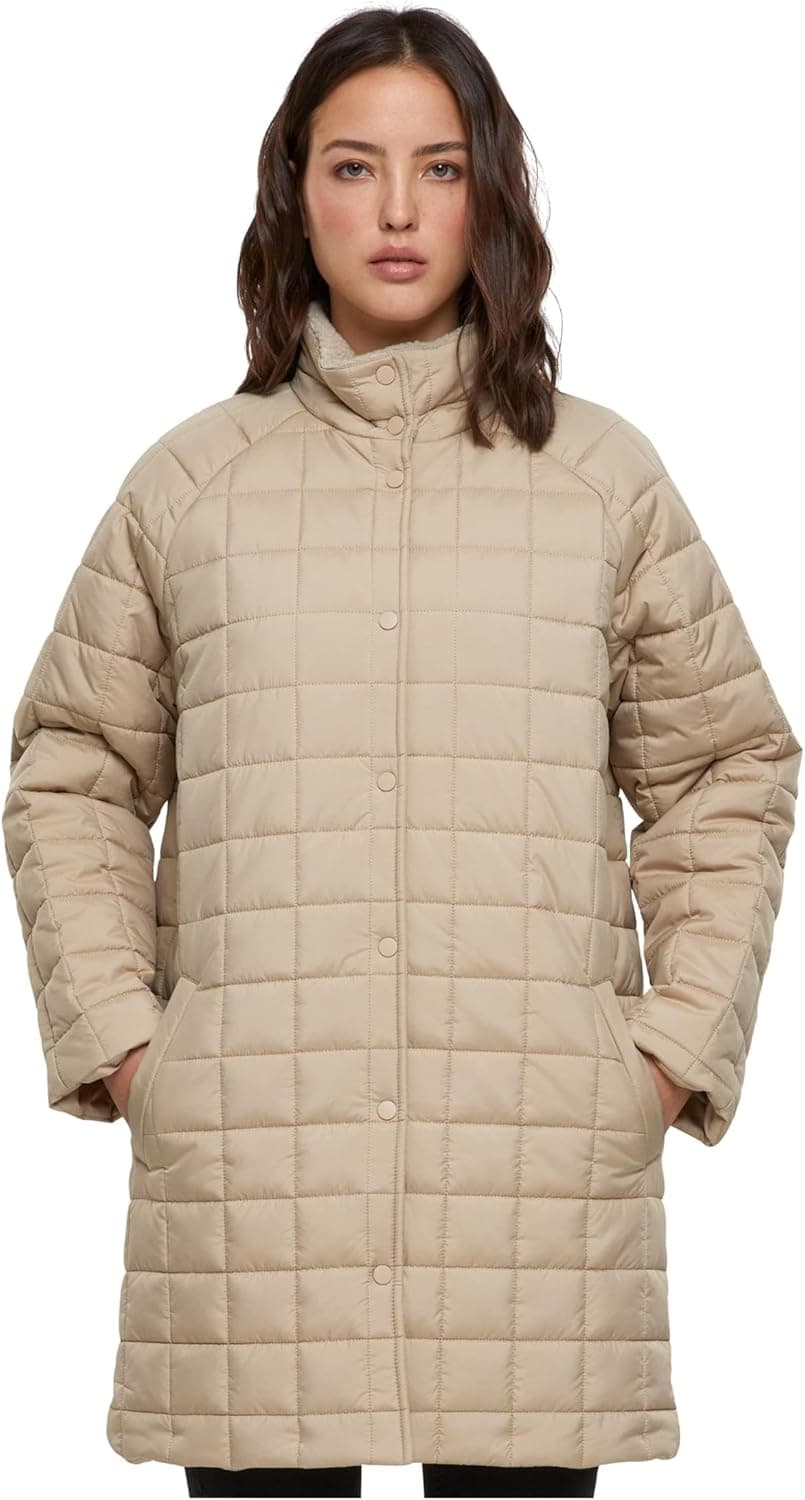 Urban Classics Ladies Quilted Coat casaco para mulher