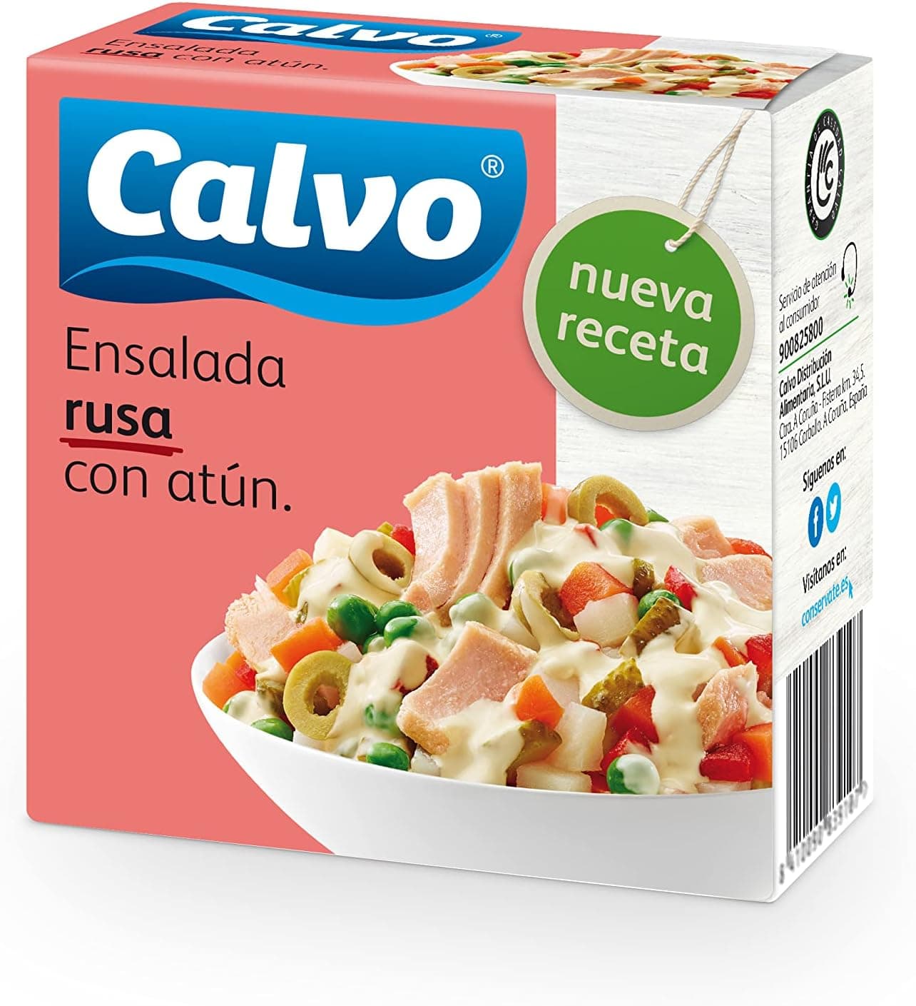 Calvo Salada russa com atum 150 g