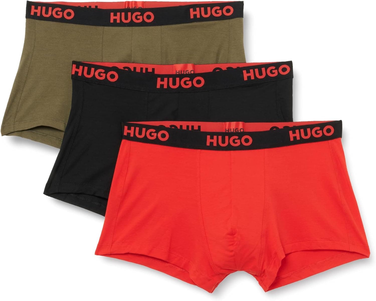 HUGO Boxers para homem, pack de 3