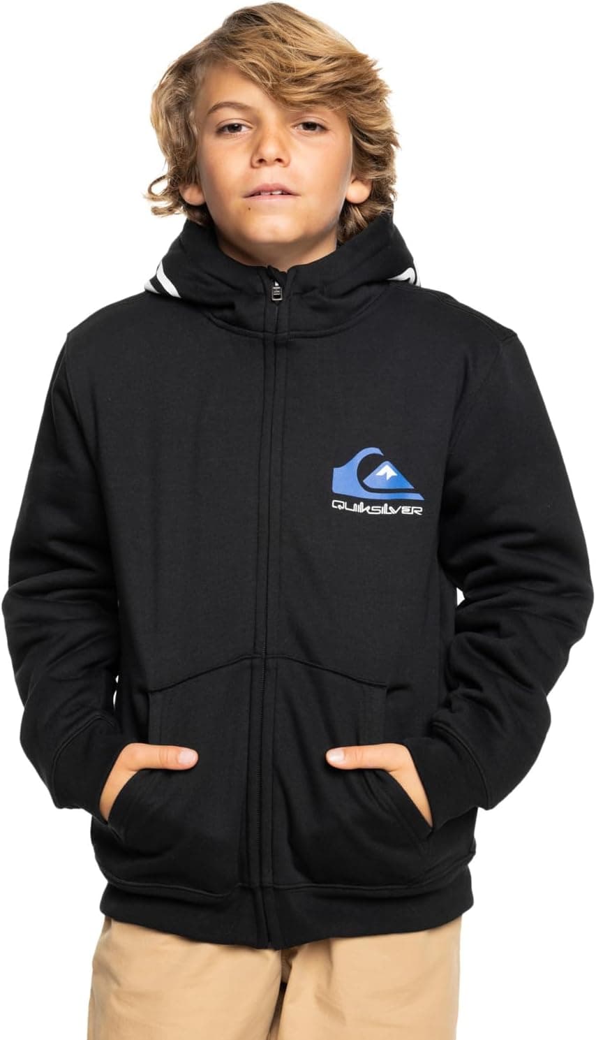 Quiksilver Boy's Best Wave Sherpa Youth Sweatshirt (Pack of 1)