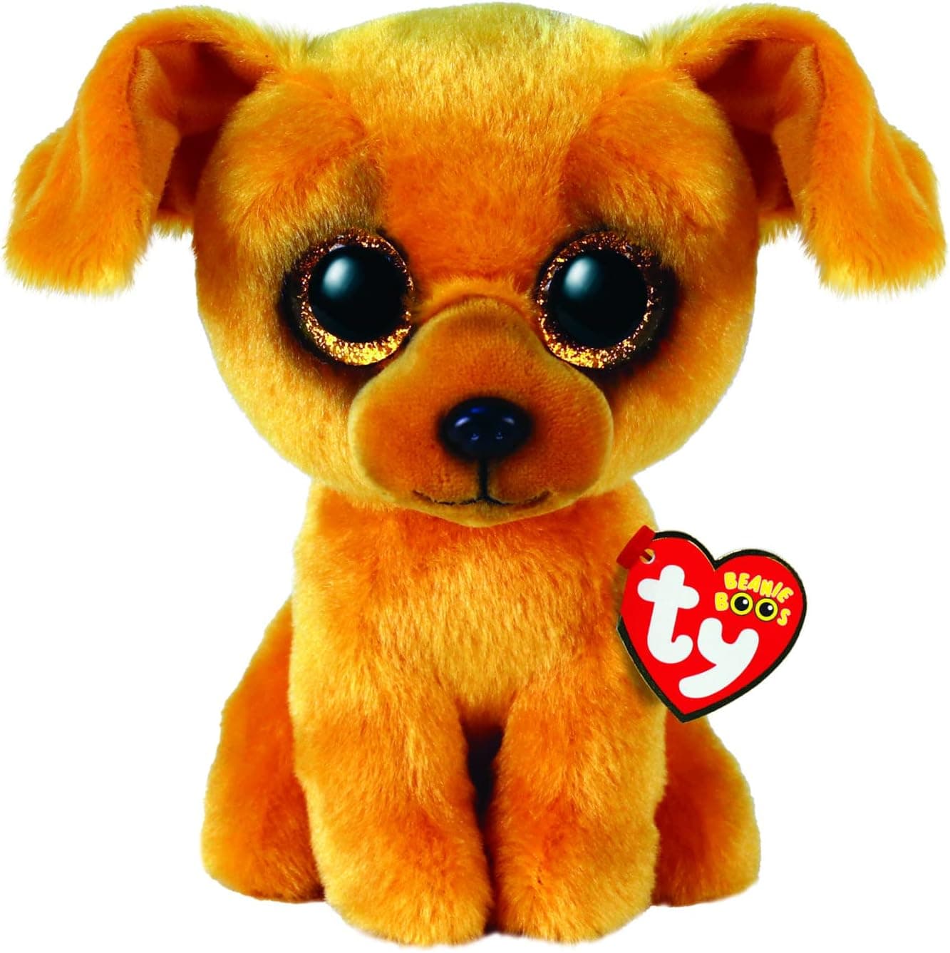 Ty 2009294 - Beanie Boo Cão castanho claro Zuzu - 15 cm
