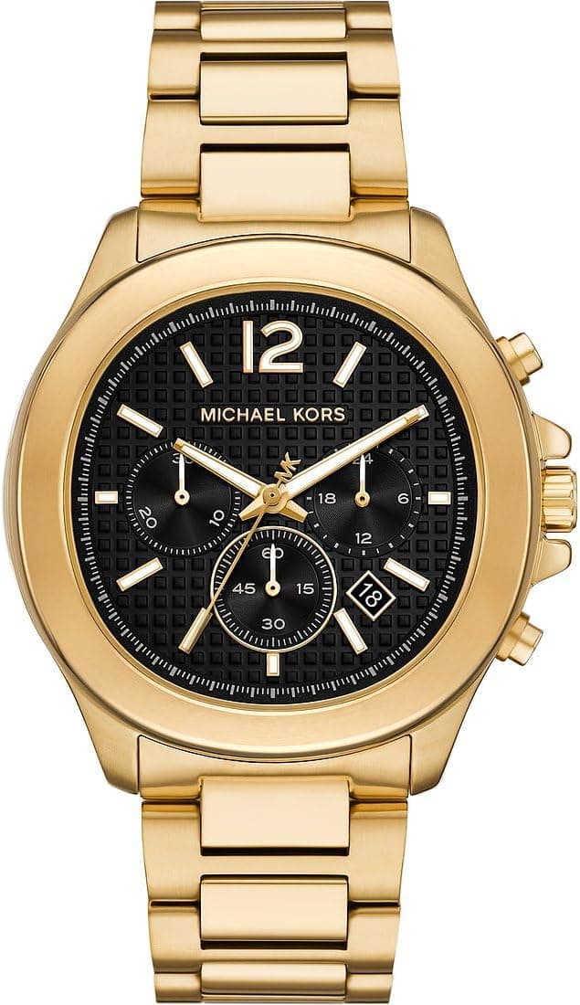 Michael Kors Relógio analógico para homens de quartzo com correia em aço inoxidável MK9192
