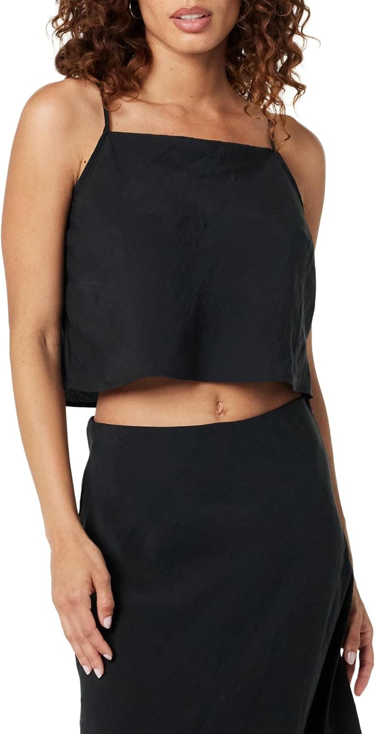 The Drop Helia Relaxed Cropped Tank Top top sem mangas para mulher