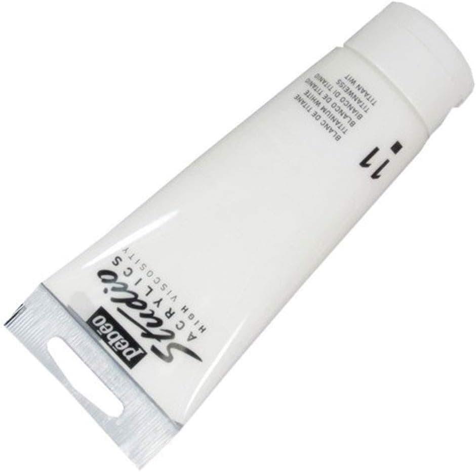 Pébéo Studio Acrylic | Tinta acrílica branca Titanium White 100 ml