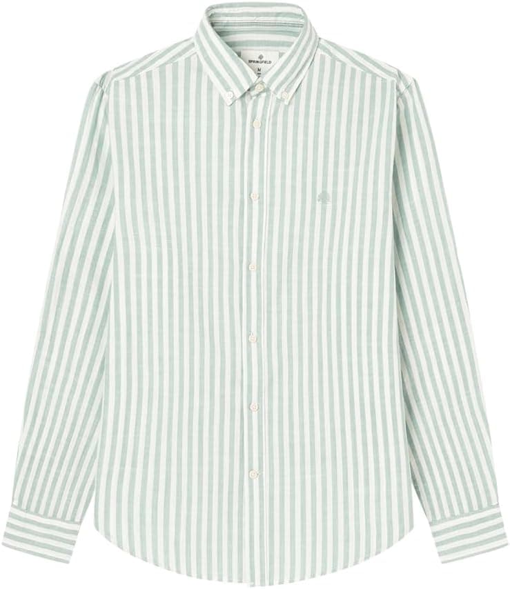 SPRINGFIELD Camisa Cotton Slub para homem