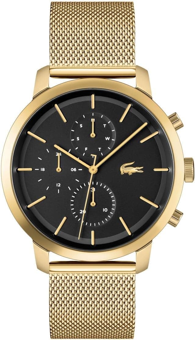 Lacoste Replay | Relógio analógico multifunções para homem com bracelete em aço inoxidável ou pele